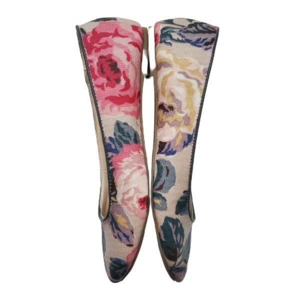 Cath Kidston Women's Floral Print Slip On Ballerina Ballet Flats Size 38/5 - Picture 4 of 8